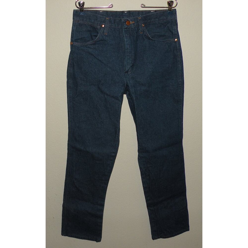 Wrangler 936DEN Men's Jeans 32 x 32 Cowboy Cut Slim Fit Blue 100% Cotton